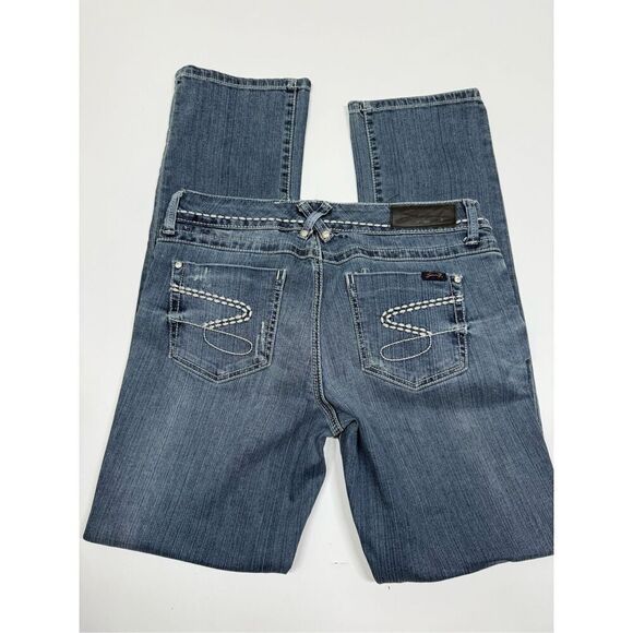 Seven7 Women's Straight Leg Denim Jean Size 8 - Picture 10 of 10